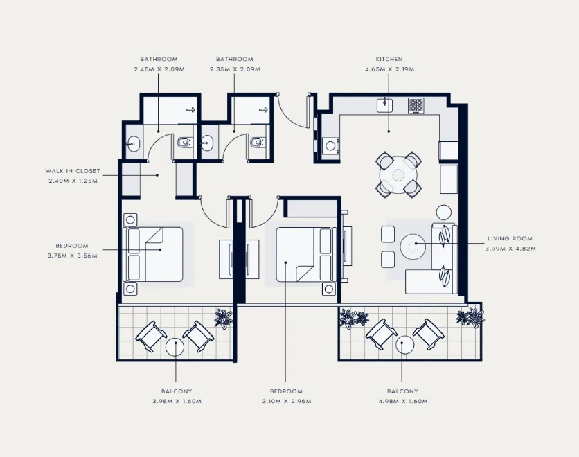 Azizi Azizi Venice floor plan
