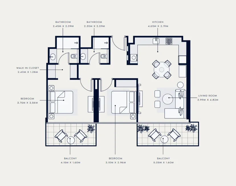 Azizi Azizi Venice floor plan