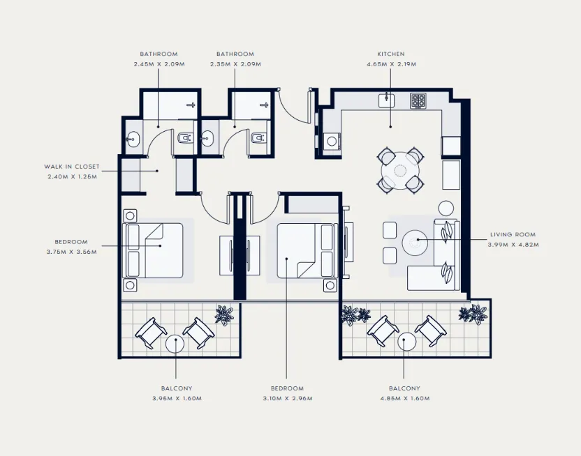 Azizi Azizi Venice floor plan