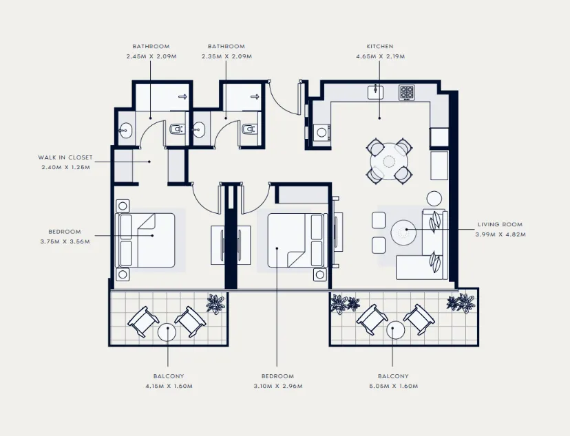 Azizi Azizi Venice floor plan