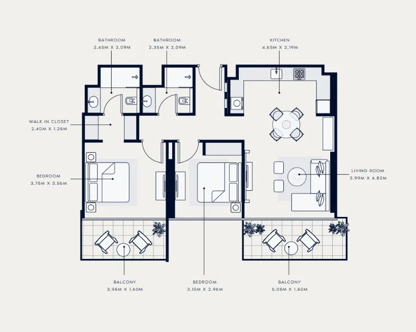 Azizi Azizi Venice floor plan