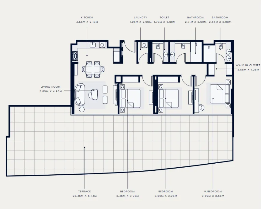 Azizi Azizi Venice floor plan