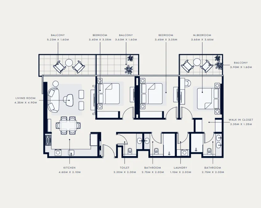 Azizi Azizi Venice floor plan