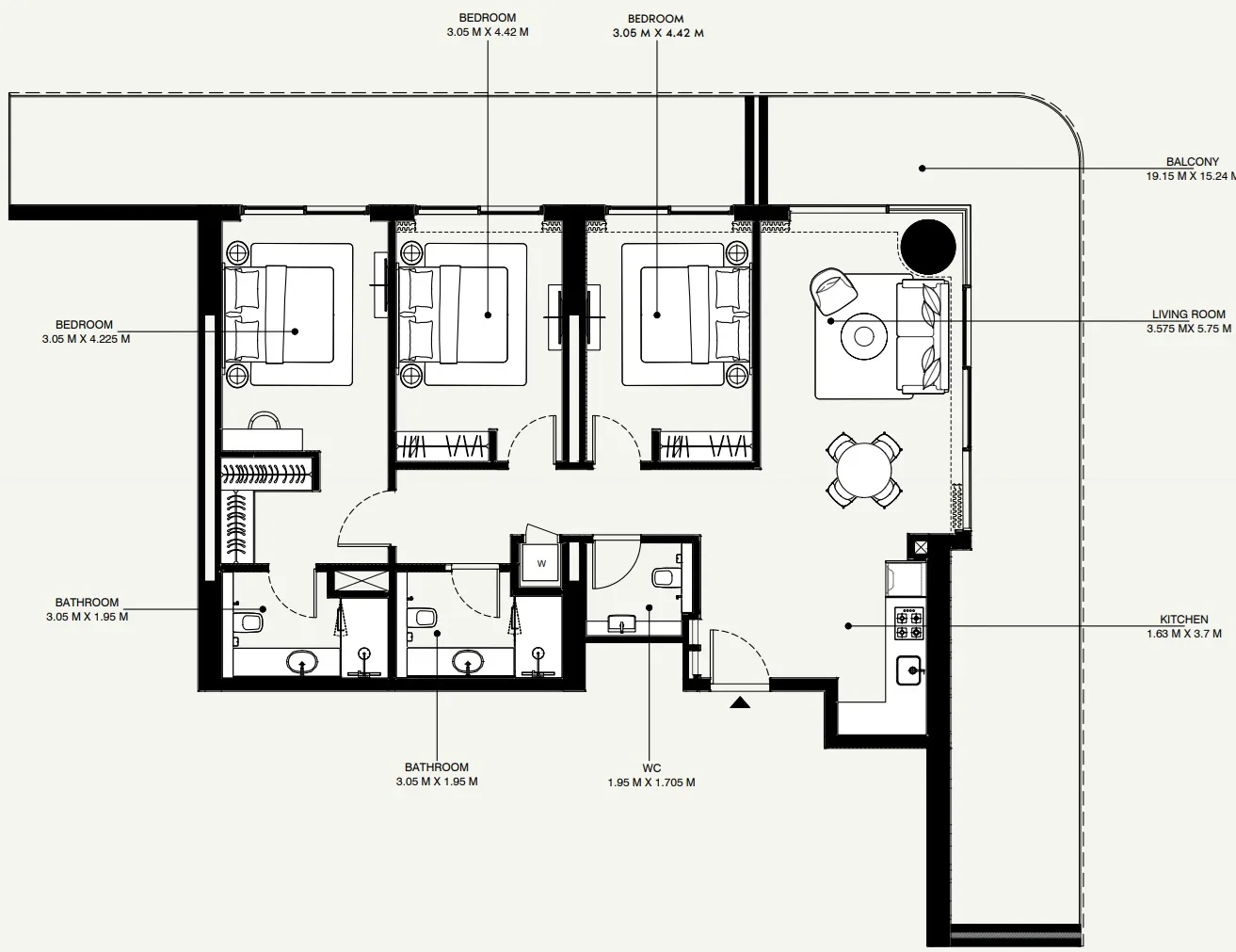 Azizi Azizi Venice floor plan