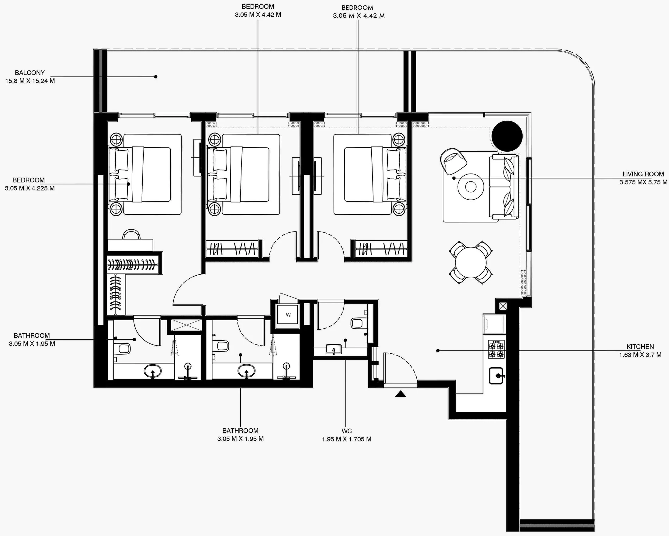 Azizi Azizi Venice floor plan