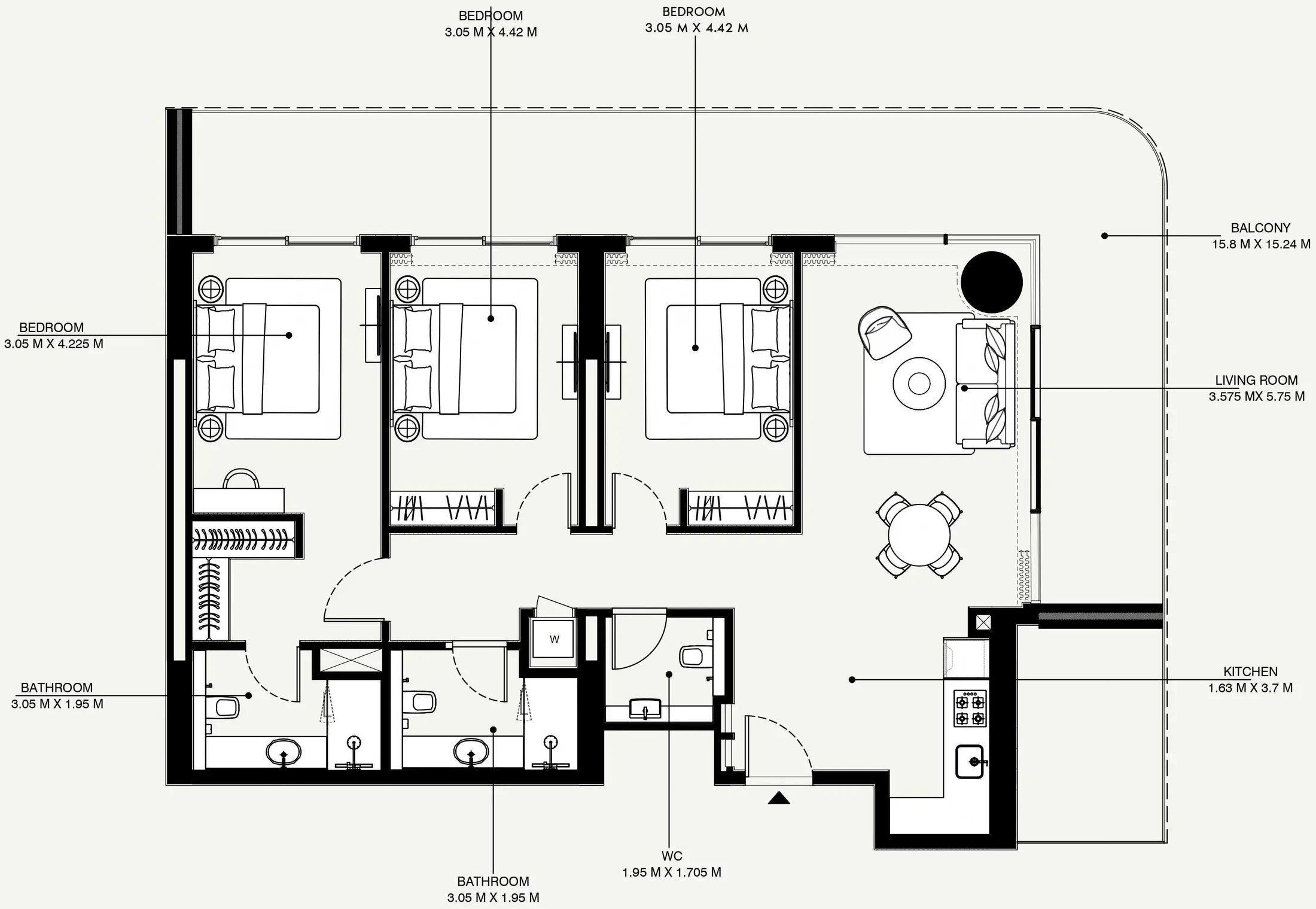 Azizi Azizi Venice floor plan