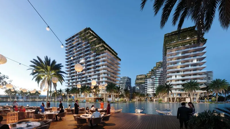 Exterior at Azizi Venice in Dubai South Dubai