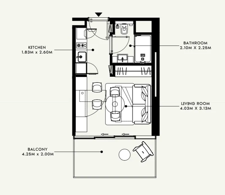Azizi Azizi Venice floor plan