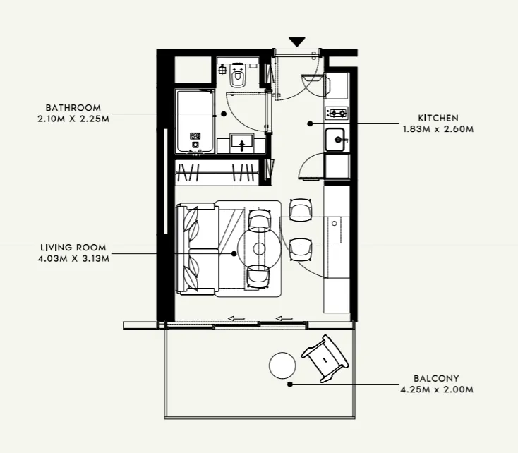 Azizi Azizi Venice floor plan