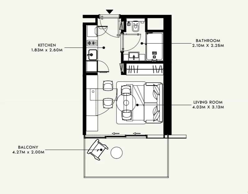 Azizi Azizi Venice floor plan