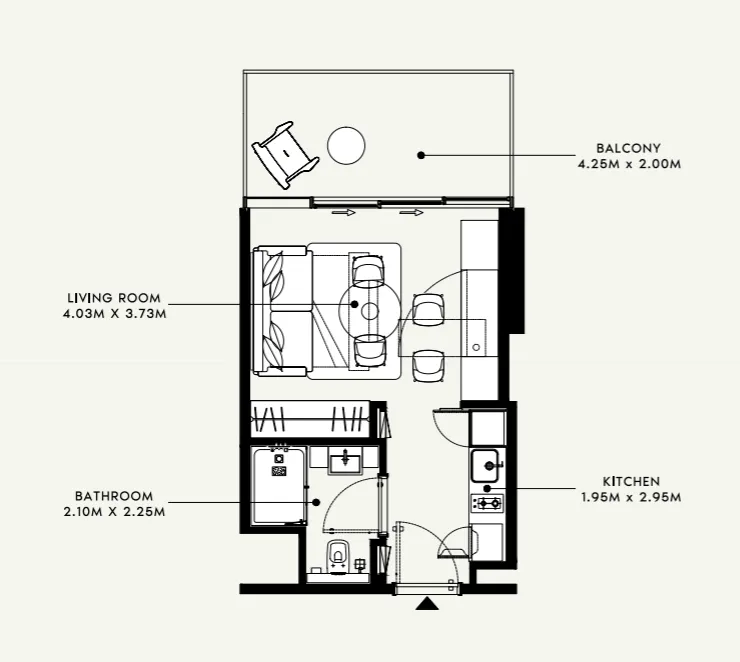Azizi Azizi Venice floor plan