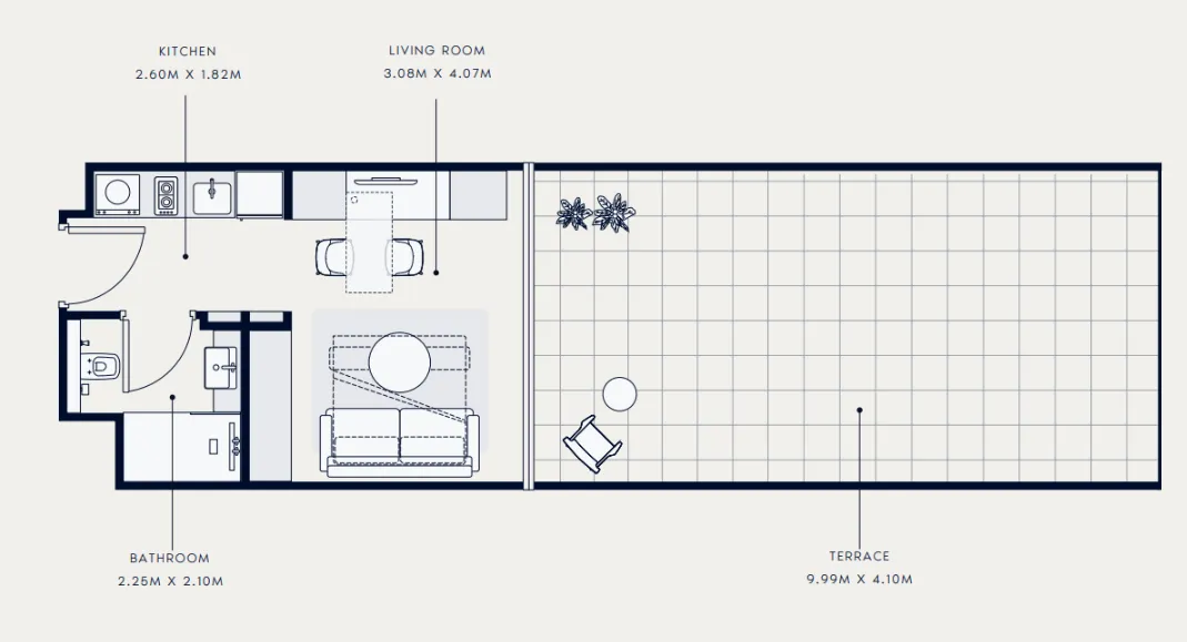 Azizi Azizi Venice floor plan