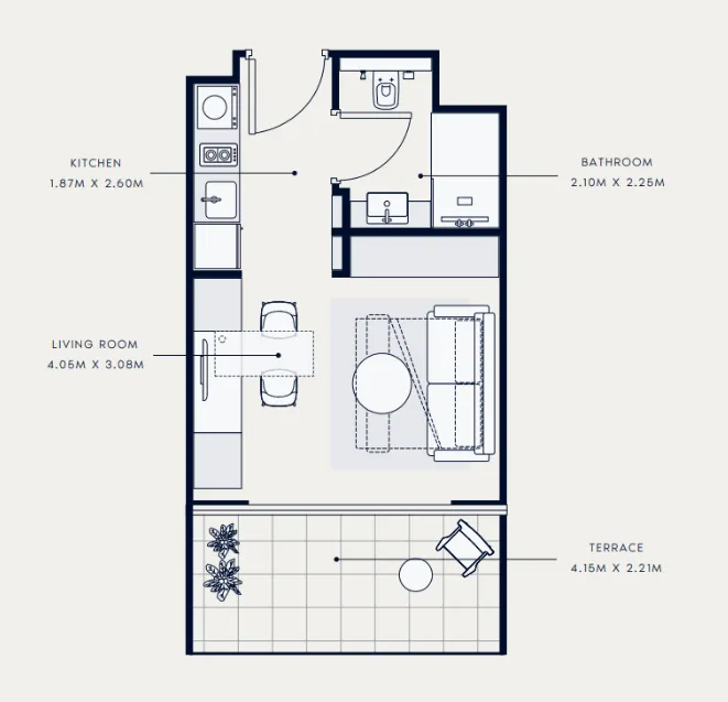Azizi Azizi Venice floor plan