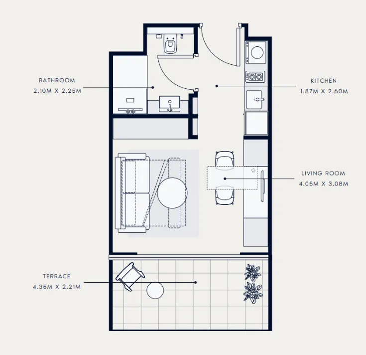 Azizi Azizi Venice floor plan