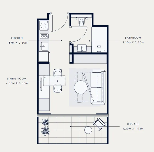 Azizi Azizi Venice floor plan