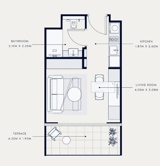 Azizi Azizi Venice floor plan