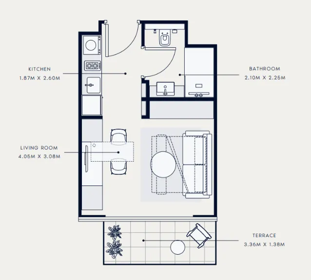 Azizi Azizi Venice floor plan