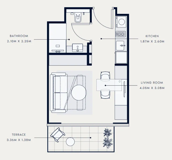 Azizi Azizi Venice floor plan