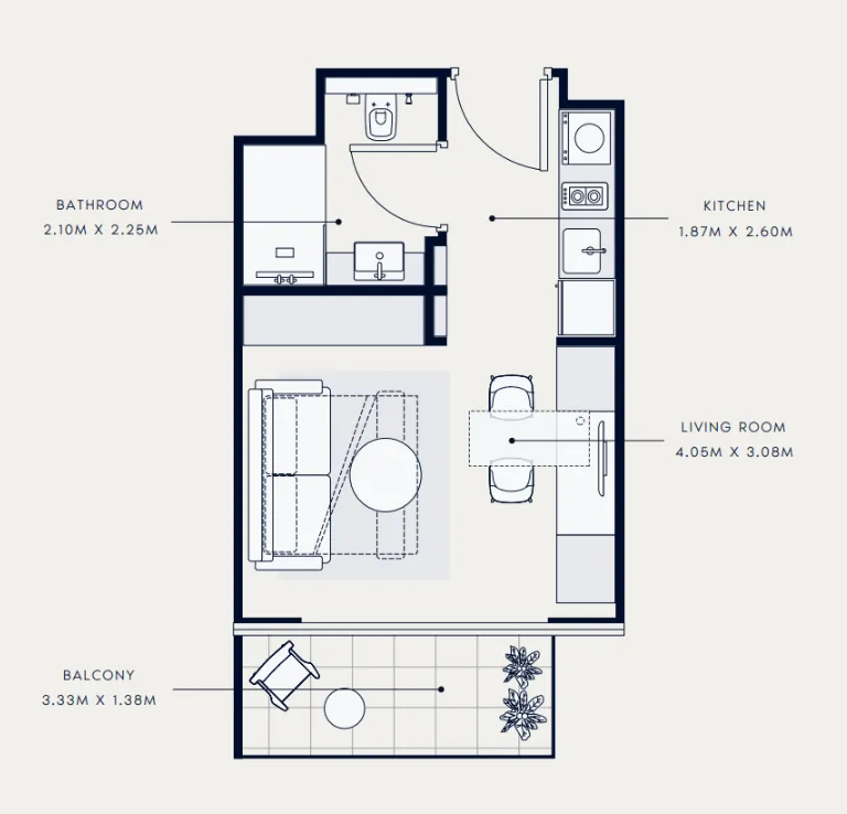 Azizi Azizi Venice floor plan