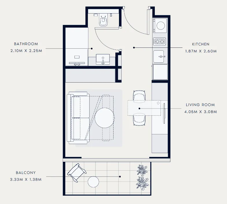 Azizi Azizi Venice floor plan