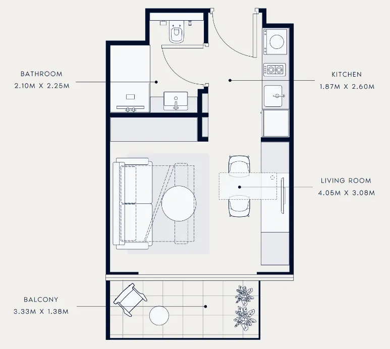 Azizi Azizi Venice floor plan