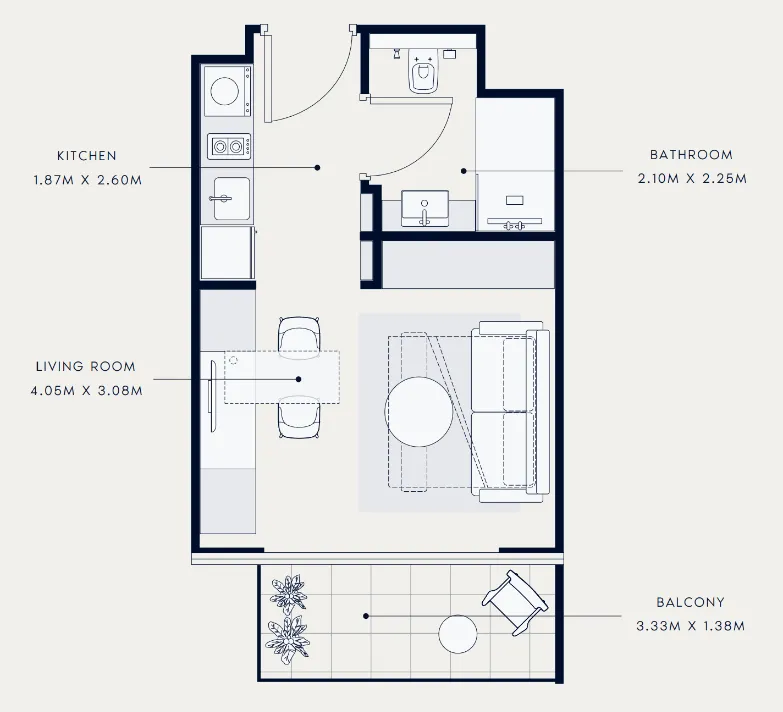 Azizi Azizi Venice floor plan