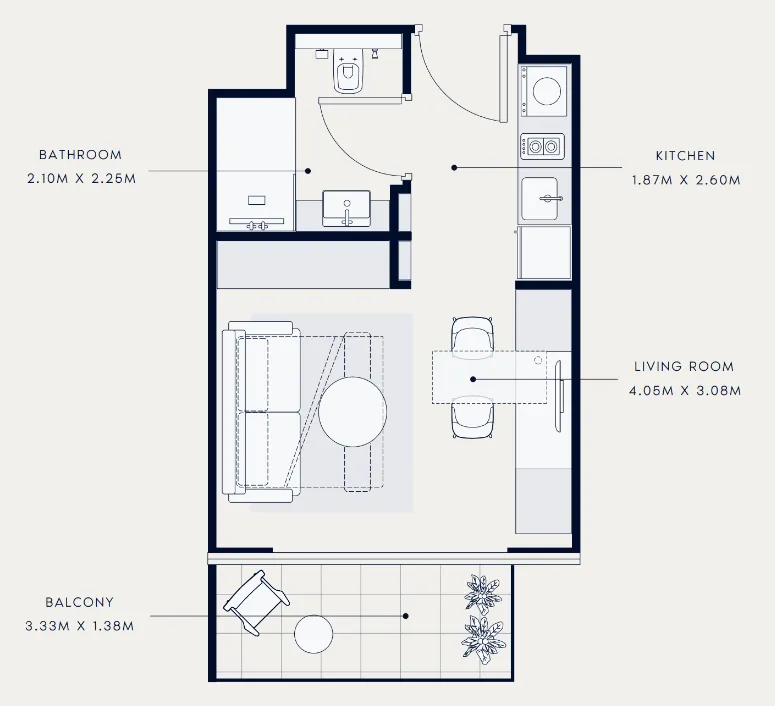 Azizi Azizi Venice floor plan