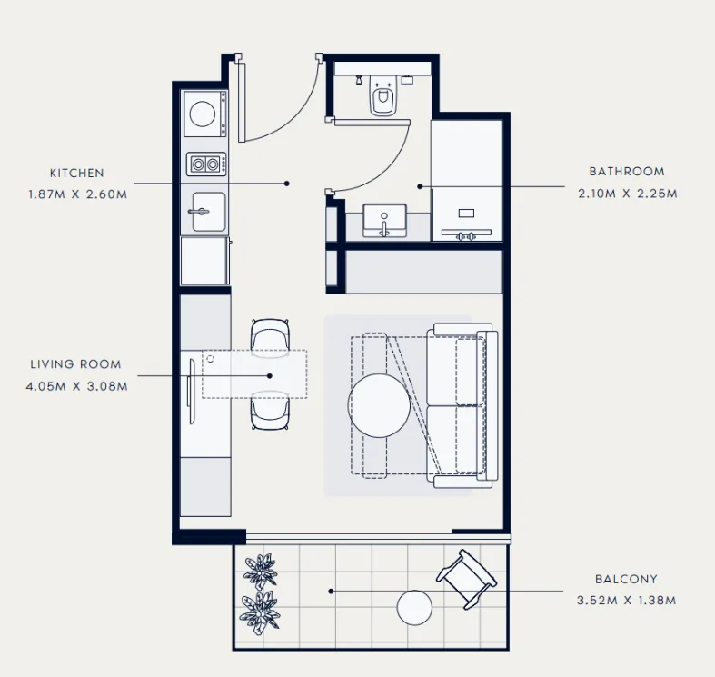 Azizi Azizi Venice floor plan