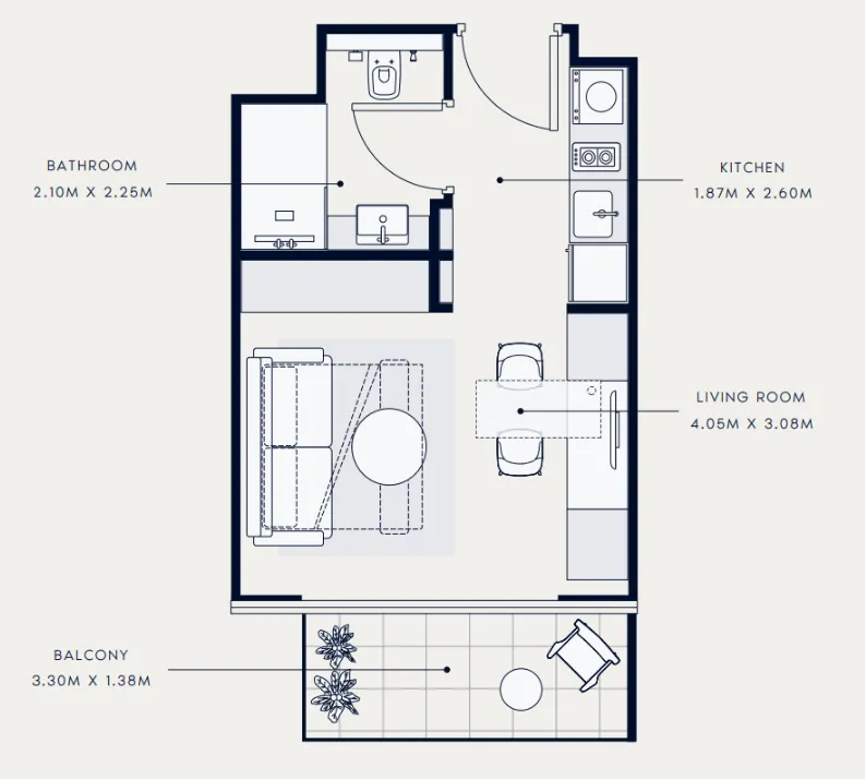 Azizi Azizi Venice floor plan