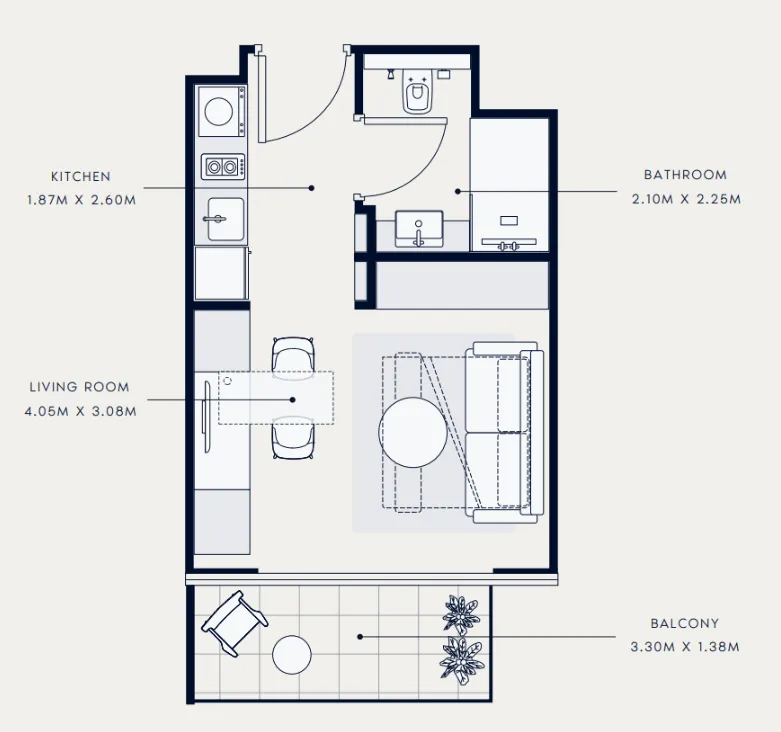 Azizi Azizi Venice floor plan
