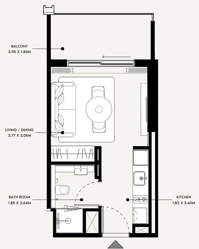 Azizi Azizi Venice floor plan