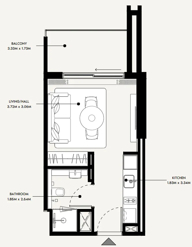 Azizi Azizi Venice floor plan