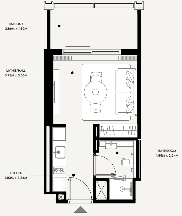 Azizi Azizi Venice floor plan
