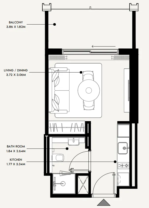 Azizi Azizi Venice floor plan