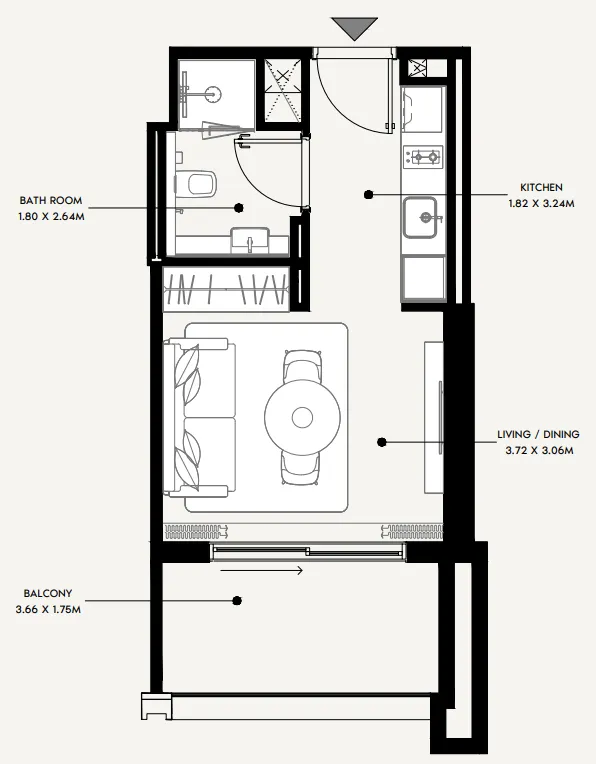Azizi Azizi Venice floor plan