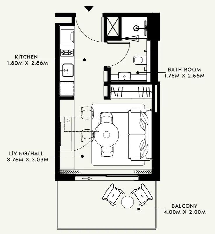 Azizi Azizi Venice floor plan