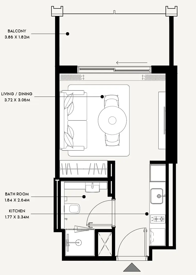 Azizi Azizi Venice floor plan