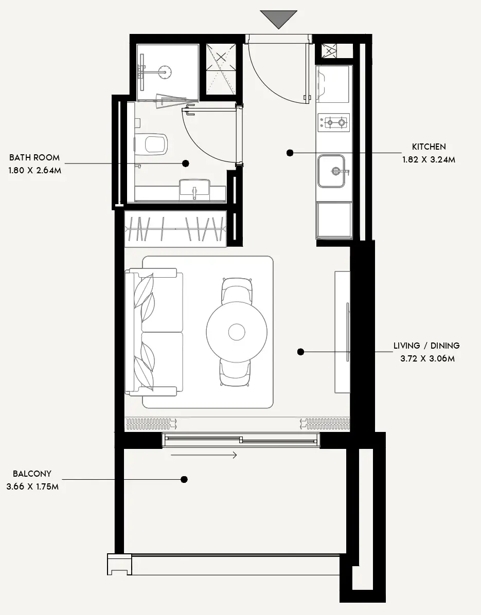 Azizi Azizi Venice floor plan