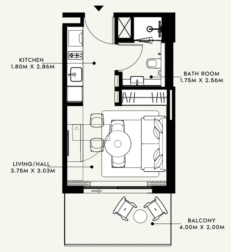 Azizi Azizi Venice floor plan