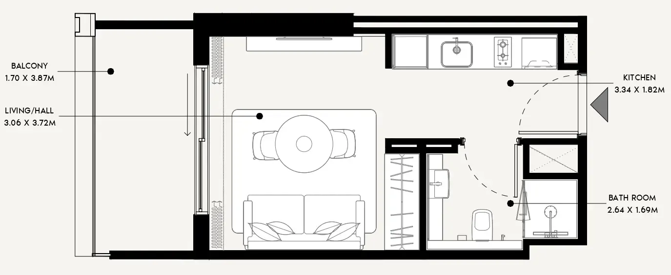 Azizi Azizi Venice floor plan