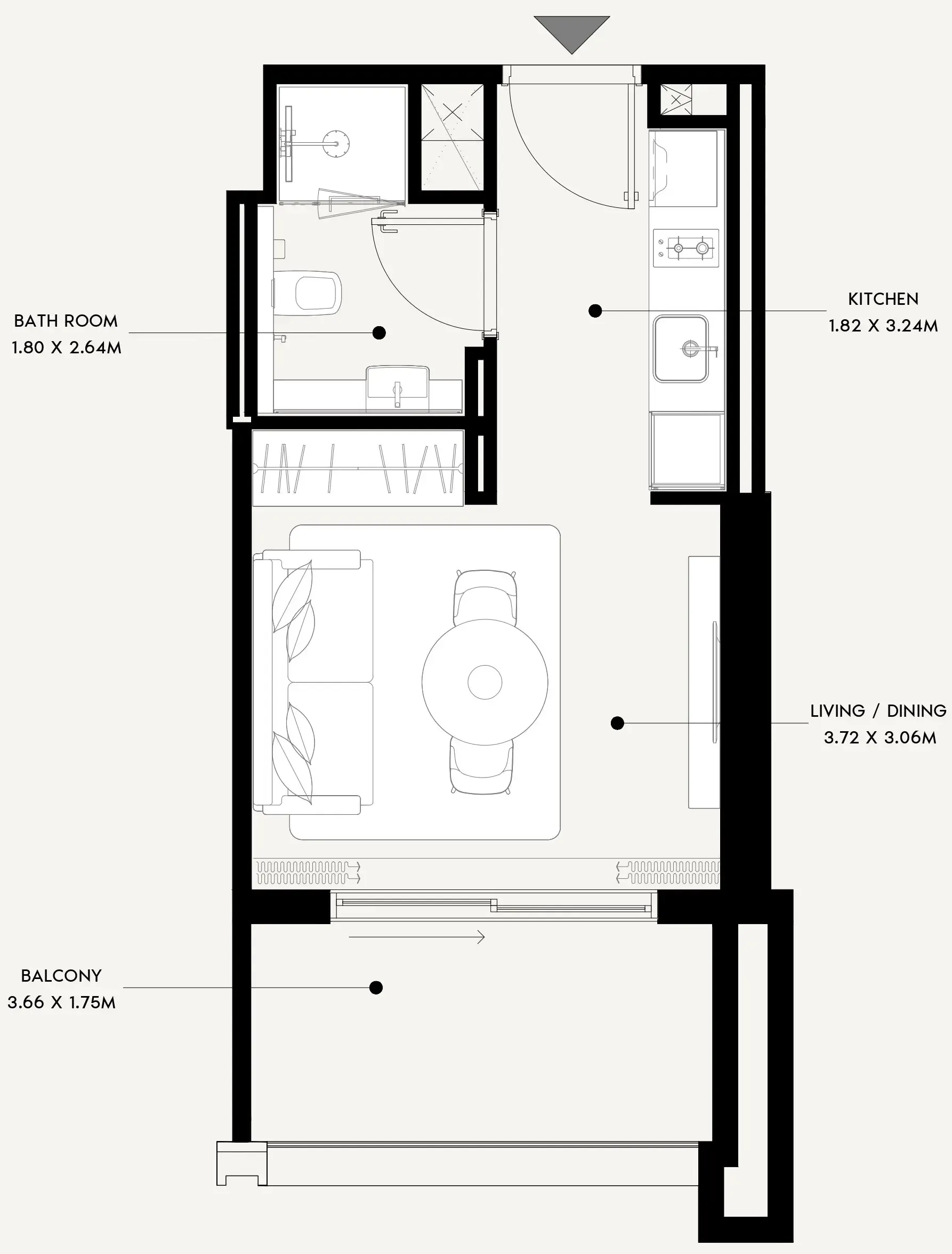 Azizi Azizi Venice floor plan