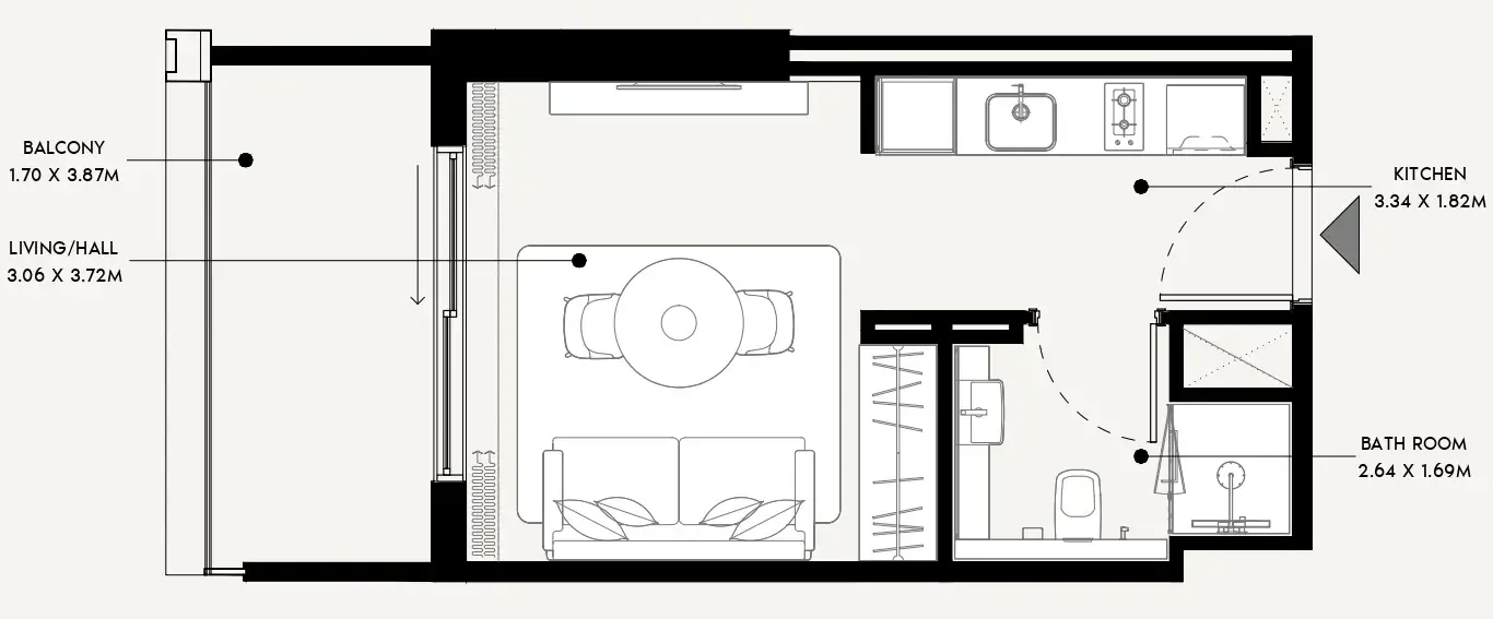 Azizi Azizi Venice floor plan