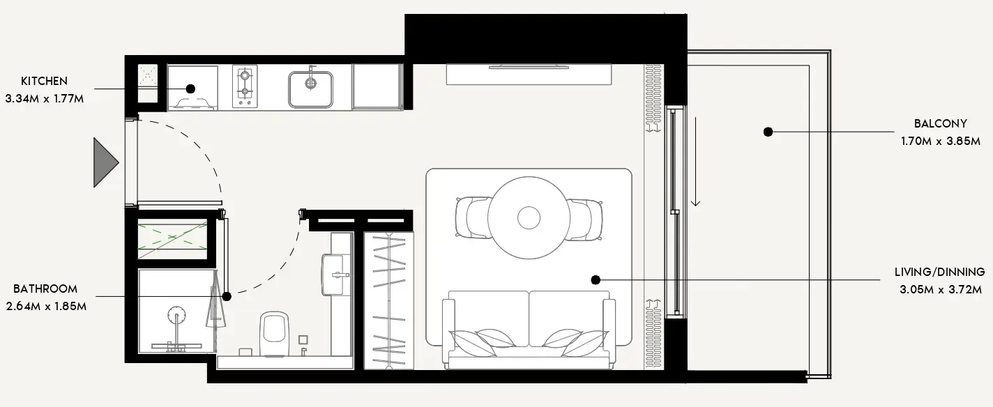 Azizi Azizi Venice floor plan