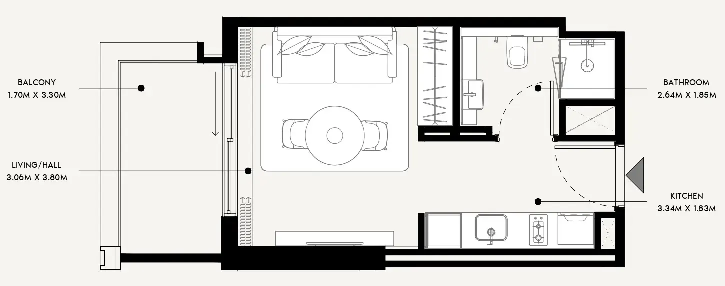 Azizi Azizi Venice floor plan