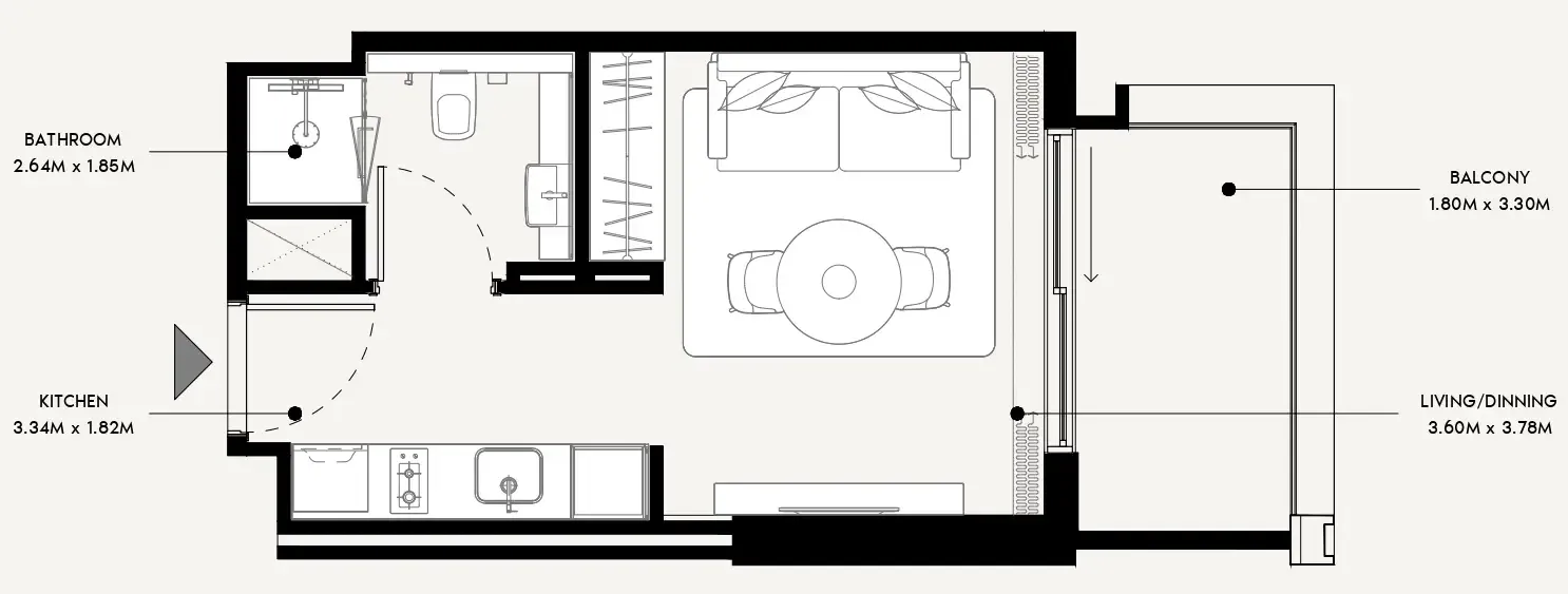 Azizi Azizi Venice floor plan