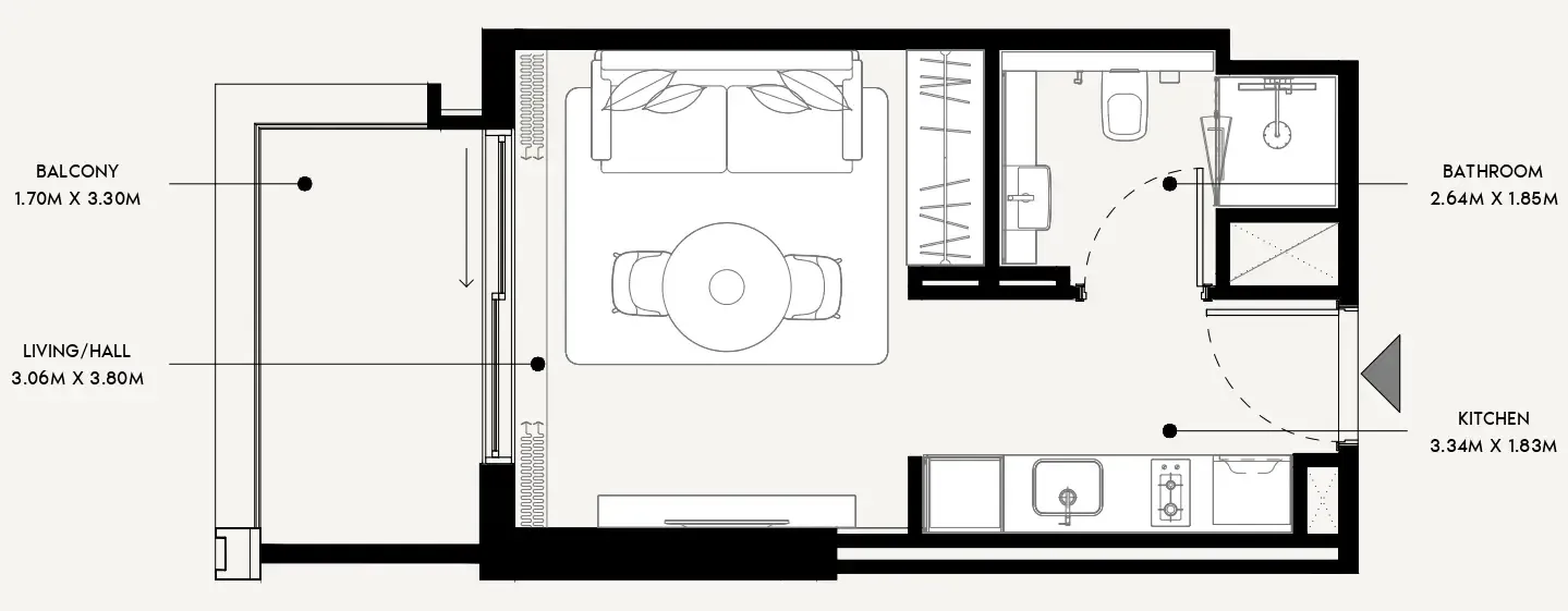 Azizi Azizi Venice floor plan