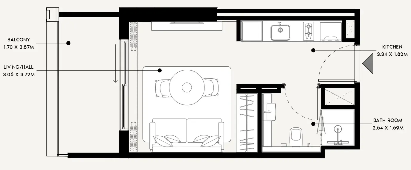 Azizi Azizi Venice floor plan
