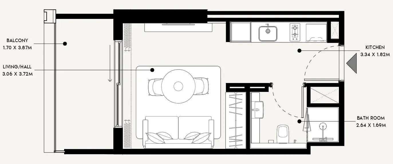 Azizi Azizi Venice floor plan