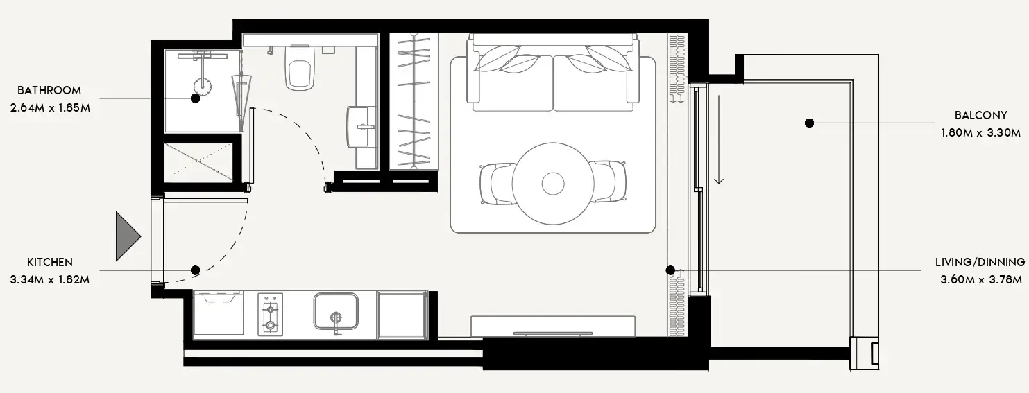 Azizi Azizi Venice floor plan