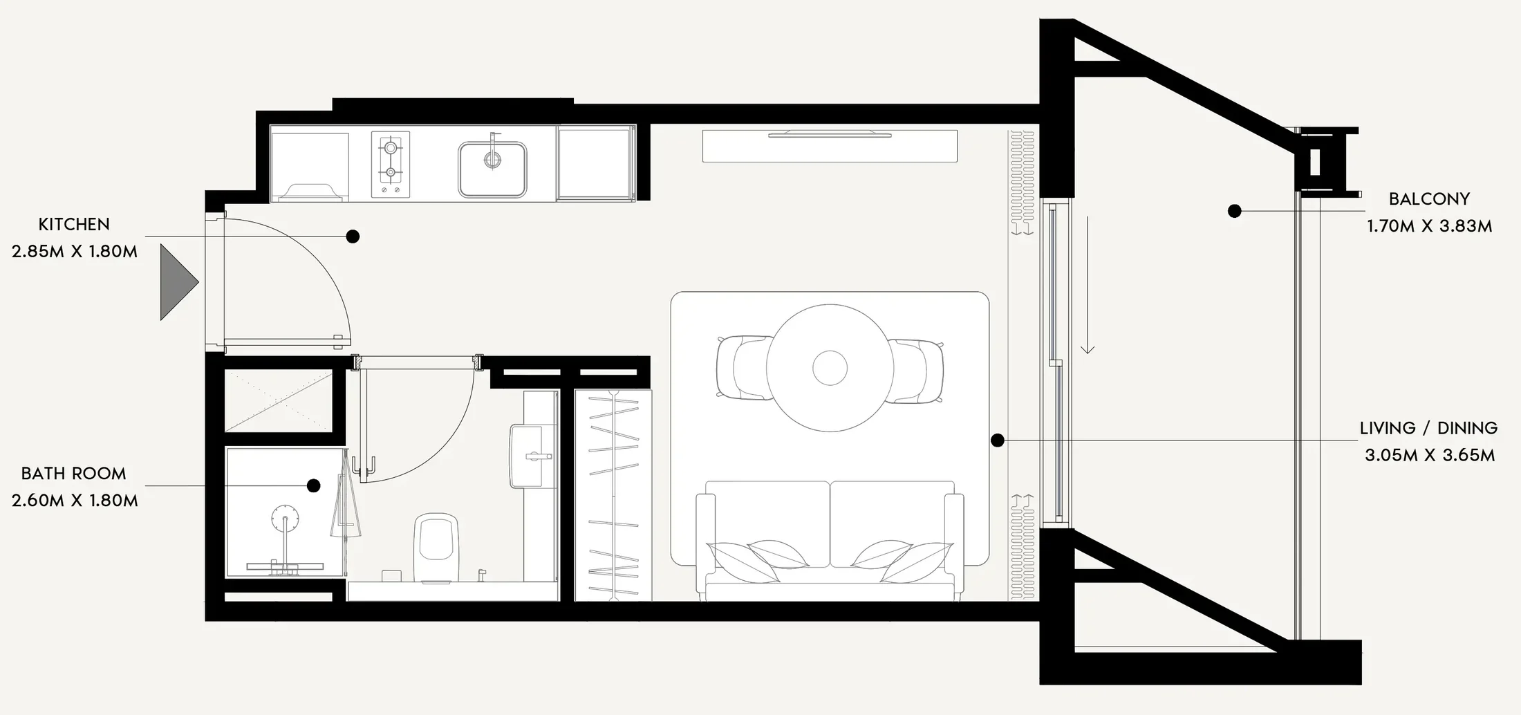 Azizi Azizi Venice floor plan